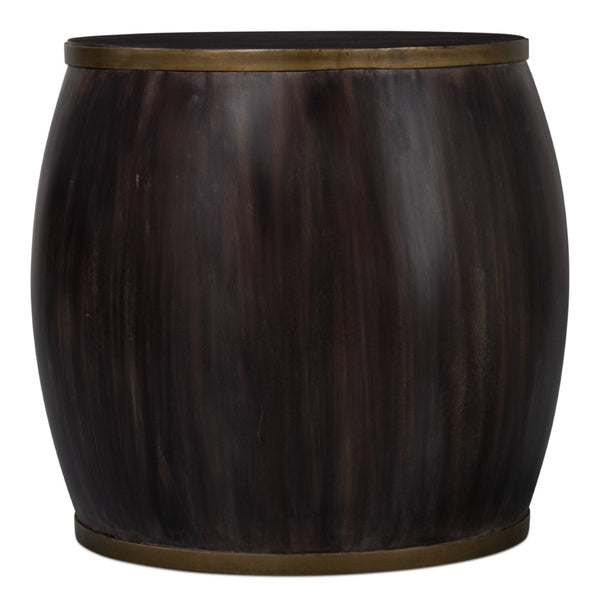 Sarreid Details Side Table - Elegant Bluemoon Finish In Durable Acacia Wood For Stylish Home Decor Brown  53880