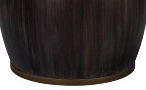 Sarreid Details Side Table - Elegant Bluemoon Finish In Durable Acacia Wood For Stylish Home Decor Brown  53880