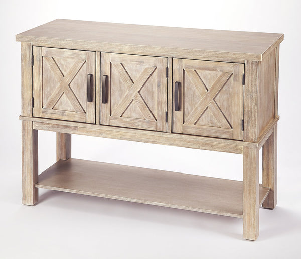 Butler Specialty Chateau Urban Buffet - Acacia Wood Storage With Stylish "X" Design For Elegant Entertaining Spaces Natural Wood Acacia Solids,Birch Veneer,Mdf,Plywood,Hardware,Steel,Antique Finish 5388284-butler