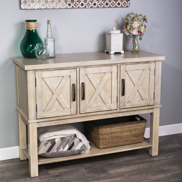 Butler Specialty Chateau Urban Buffet - Acacia Wood Storage With Stylish "X" Design For Elegant Entertaining Spaces Natural Wood Acacia Solids,Birch Veneer,Mdf,Plywood,Hardware,Steel,Antique Finish 5388284-butler