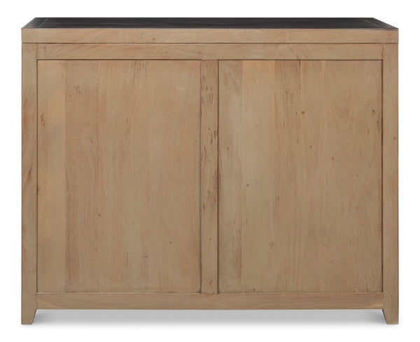 Sarreid Details 2 Door Credenza - Stunning Bluemoon Finish In Durable Acacia Wood For Modern Elegance Brown  53883