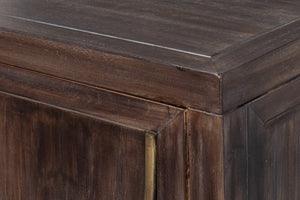Sarreid Details 2 Door Credenza - Stunning Bluemoon Finish In Durable Acacia Wood For Modern Elegance Brown  53883