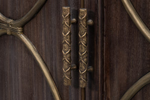 Sarreid Details 2 Door Credenza - Stunning Bluemoon Finish In Durable Acacia Wood For Modern Elegance Brown  53883