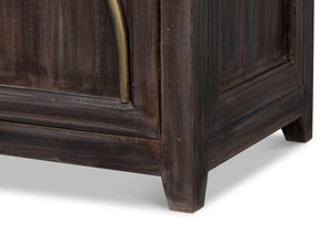 Sarreid Details 2 Door Credenza - Stunning Bluemoon Finish In Durable Acacia Wood For Modern Elegance Brown  53883