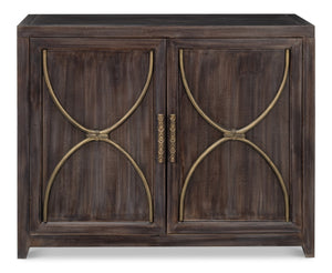 Sarreid Details 2 Door Credenza - Stunning Bluemoon Finish In Durable Acacia Wood For Modern Elegance Brown  53883