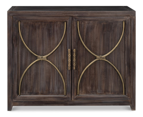 Sarreid Details 2 Door Credenza - Stunning Bluemoon Finish In Durable Acacia Wood For Modern Elegance Brown  53883