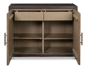 Sarreid Details 2 Door Credenza - Stunning Bluemoon Finish In Durable Acacia Wood For Modern Elegance Brown  53883