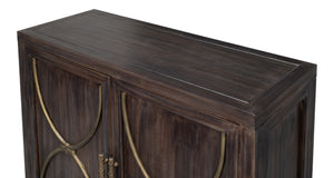Sarreid Details 2 Door Credenza - Stunning Bluemoon Finish In Durable Acacia Wood For Modern Elegance Brown  53883