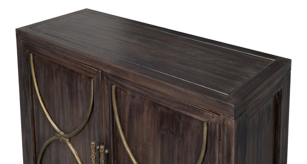 Sarreid Details 2 Door Credenza - Stunning Bluemoon Finish In Durable Acacia Wood For Modern Elegance Brown  53883