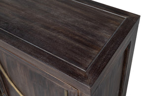 Sarreid Details 2 Door Credenza - Stunning Bluemoon Finish In Durable Acacia Wood For Modern Elegance Brown  53883