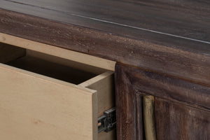 Sarreid Details 2 Door Credenza - Stunning Bluemoon Finish In Durable Acacia Wood For Modern Elegance Brown  53883