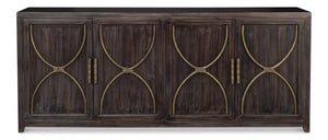 Sarreid Details Credenza - Stunning Bluemoon Finish In Durable Acacia Wood For Elegant Home Decor Solutions Brown  53884