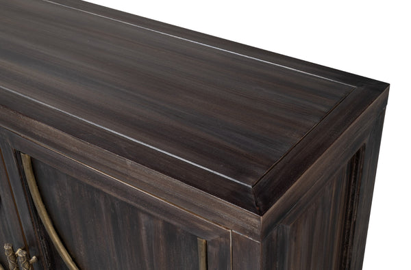 Sarreid Details Credenza - Stunning Bluemoon Finish In Durable Acacia Wood For Elegant Home Decor Solutions Brown  53884