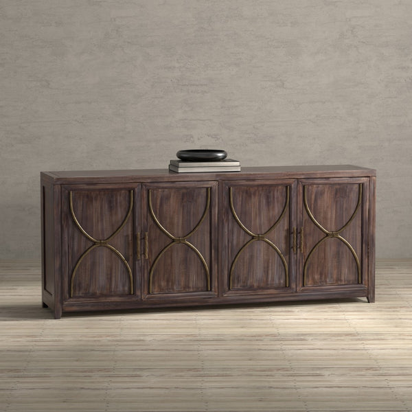 Sarreid Details Credenza - Stunning Bluemoon Finish In Durable Acacia Wood For Elegant Home Decor Solutions Brown  53884