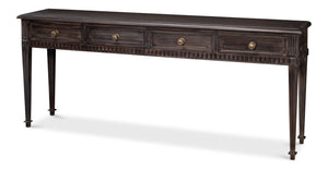 Sarreid Details Console Table - Stunning Bluemoon Finish, Crafted From Durable Acacia Wood For Elegance Brown  53885