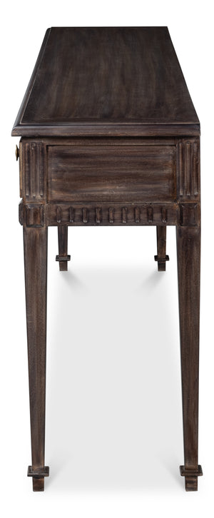 Sarreid Details Console Table - Stunning Bluemoon Finish, Crafted From Durable Acacia Wood For Elegance Brown  53885