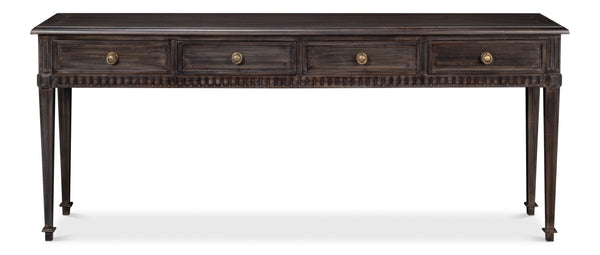 Sarreid Details Console Table - Stunning Bluemoon Finish, Crafted From Durable Acacia Wood For Elegance Brown  53885