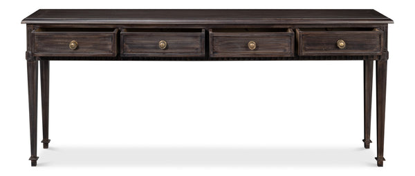 Sarreid Details Console Table - Stunning Bluemoon Finish, Crafted From Durable Acacia Wood For Elegance Brown  53885