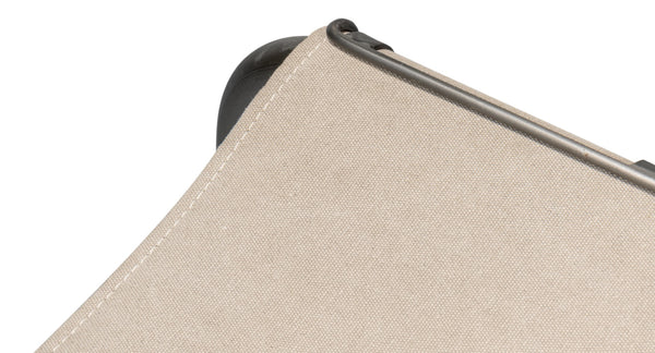 Sarreid Patton Canvas Field Chair Set Of 2 - Durable Metal Frame & Comfortable Canvas For Outdoor Relaxation Beige  53887