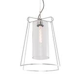 Cere 14.25'' Wide 1-Light Pendant - Polished Nickel 5389-PN-CL Norwell