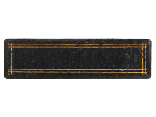 Lexington Tommy Bahama Home Mystic Console - Elegant Pan-asian Design With Ribbon Stripe Mahogany And Exotic Natural Materials Tortoise Shell  538-869