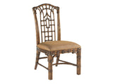 Lexington Tommy Bahama Home Pacific Rim Dining Chair - Elegant Island-inspired Design With Rattan And Mahogany For Luxe Living Tortoise Shell  538-880-01