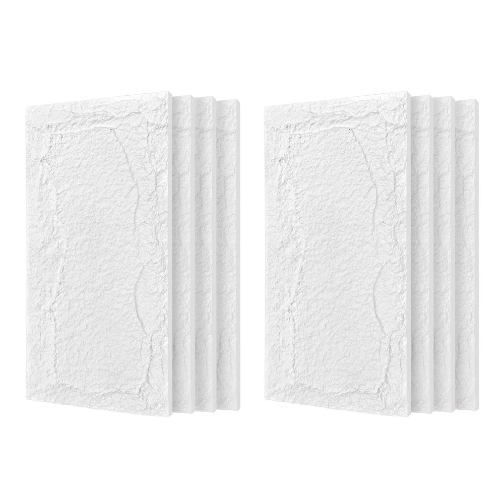 English Elm 3d Faux Stone Pu Wainscoting Panels Lightweight Waterproof Interior Accent Wall Set White Marble W347P478049