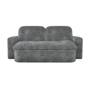 English Elm 2-In-1 Convertible Modular Sofa Bed - Memory Foam Comfort, No Assembly, Stylish Space-Saving Solution! W3653P355609