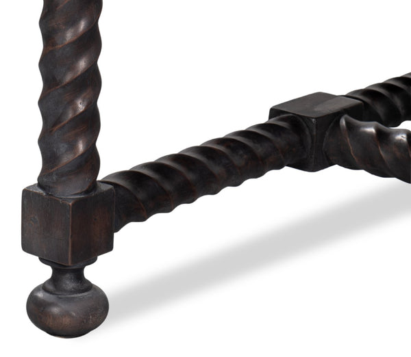 Sarreid Barley Cocktail Table – Stunning Acacia Wood With Elegant White Banswara Marble Top For Your Home Brown  53905