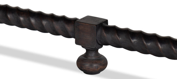 Sarreid Barley Cocktail Table – Stunning Acacia Wood With Elegant White Banswara Marble Top For Your Home Brown  53905