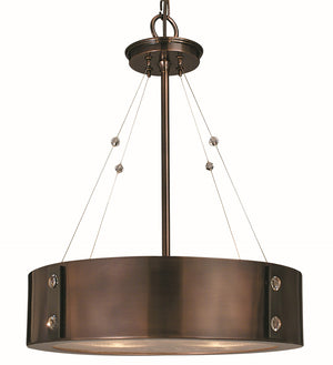 Framburg 4-light Oracle Dinette Chandelier – Stunning Design With Exceptional Light Dispersion Made In Usa Roman Bronze With Ebony Accents Metal 5392 Rb/Eb
