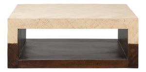 Sarreid Rowan Coffee Table - Stunning Mango Wood Design For A Modern Living Room - Perfect Centerpiece! Brown  53928