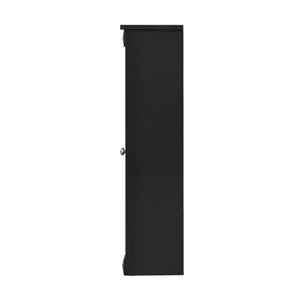 English Elm 32'' Bathroom Wall Cabinet Mirror — 32-inch Wall-Mounted Medicine Cabinet with Adjustable Shelves for Streamlined Bathroom Storage and Stylish Organization Black N710P254922B