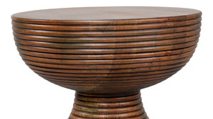 Sarreid Kayan Wood End Table - Exquisite Mango Wood Design For Modern Living Rooms & Elegant Decor Touches Brown  53931
