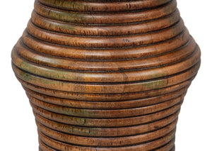 Sarreid Kayan Wood End Table - Exquisite Mango Wood Design For Modern Living Rooms & Elegant Decor Touches Brown  53931