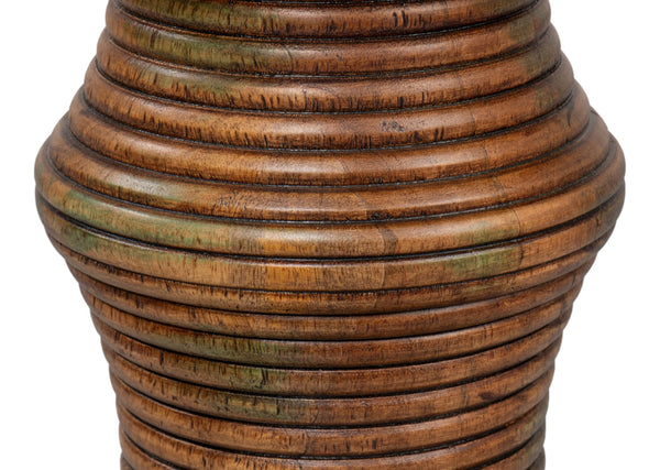 Sarreid Kayan Wood End Table - Exquisite Mango Wood Design For Modern Living Rooms & Elegant Decor Touches Brown  53931