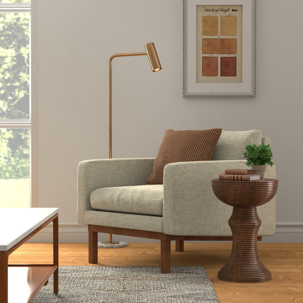 Sarreid Kayan Wood End Table - Exquisite Mango Wood Design For Modern Living Rooms & Elegant Decor Touches Brown  53931