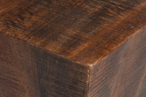 Sarreid Manny Wood End Table - Stylish Mango Wood Design For Modern Living Rooms, Durable & Chic Accent Piece Brown  53932