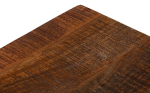 Sarreid Manny Wood End Table - Stylish Mango Wood Design For Modern Living Rooms, Durable & Chic Accent Piece Brown  53932