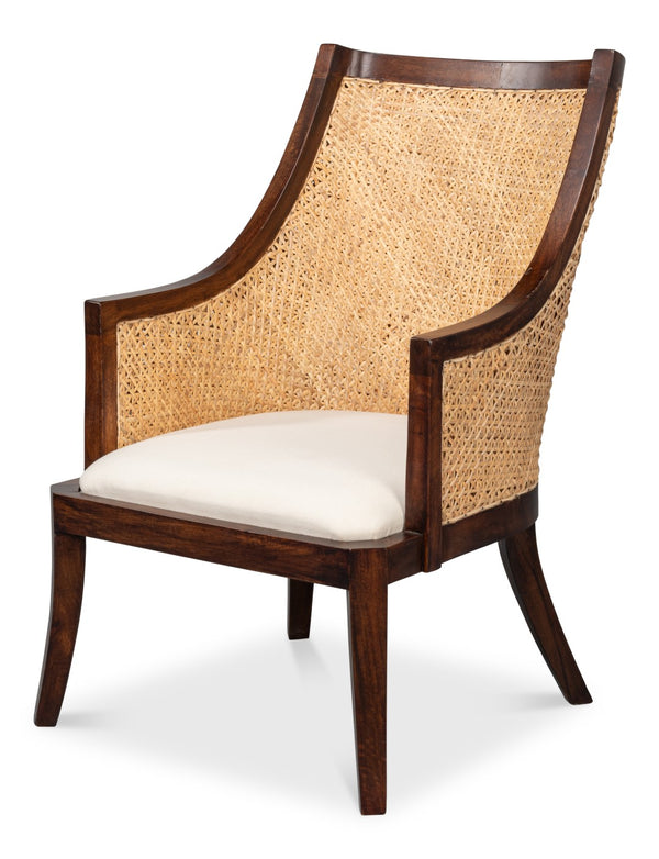Sarreid Pacora Lounge Chair - Elegant Mango Wood Design For Stylish Comfort In Any Living Space Or Patio Brown  53934