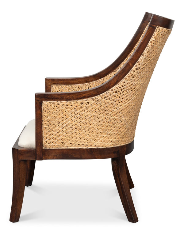 Sarreid Pacora Lounge Chair - Elegant Mango Wood Design For Stylish Comfort In Any Living Space Or Patio Brown  53934