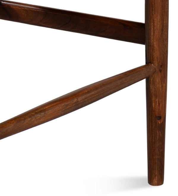 Sarreid Mao Chair - Stylish Acacia Wood Design With Durable Woven Jute Ropes For Modern Home Decor Brown  53935