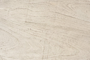 Sarreid Stanford End Table - Elegant Bone Finish With Durable Powder Coated Base, Mango Wood & Metal Design Beige  53938