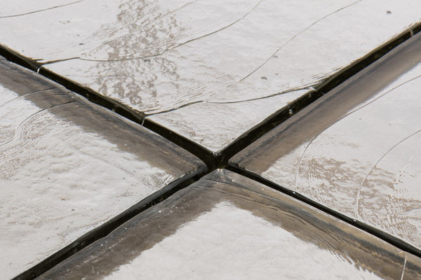 Sarreid Titus Coffee Table - Elegant Cast Glass Top With Forged Iron Base And Aged Brass Finish For Style Bronze  53956