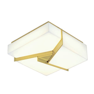 Candeau 12.75'' Wide Integrated LED Flush Mount - Satin Brass 5396-SB-MA Norwell