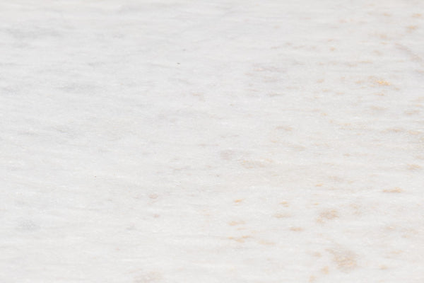 Sarreid Dakor Round Side Table - Distressed White Marble Top With Rustic Black Forged Iron Base Design Black  53963