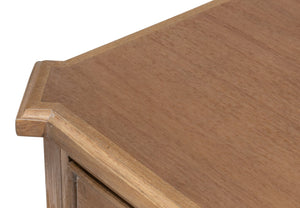 Sarreid Poppin's 3 Drawer Chest - Contemporary Brown Tulip Wood Storage Solution For Stylish Organization Brown  53979