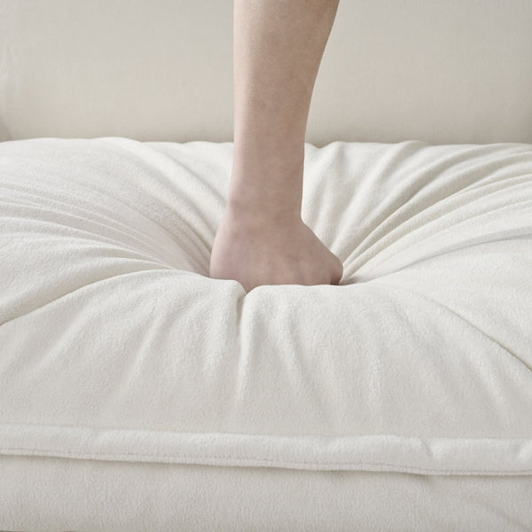 English Elm Oversized Cloud Couch Sectional Sofa - Modular Chenille 3-Seater With Pillows For Stylish Relaxation W3163S00016-GIGA