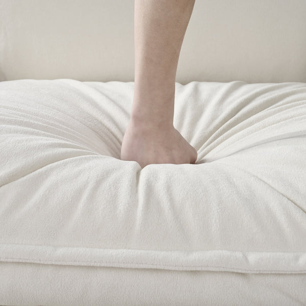 English Elm Modular Sectional Sofa - Oversized U-Shaped Couch With Comfy Cloud Seating & 2 Movable Ottomans W3163S00028