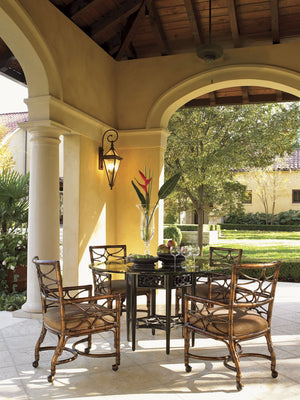 Lexington Tommy Bahama Home Sugar Dining Table – Elegant Ribbon Stripe Mahogany Design With Exquisite Island-inspired Detailing Kona Blend  539-875-60c